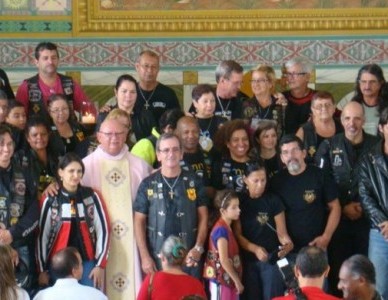 Missa dos Motociclistas no Santuário Frei Galvão