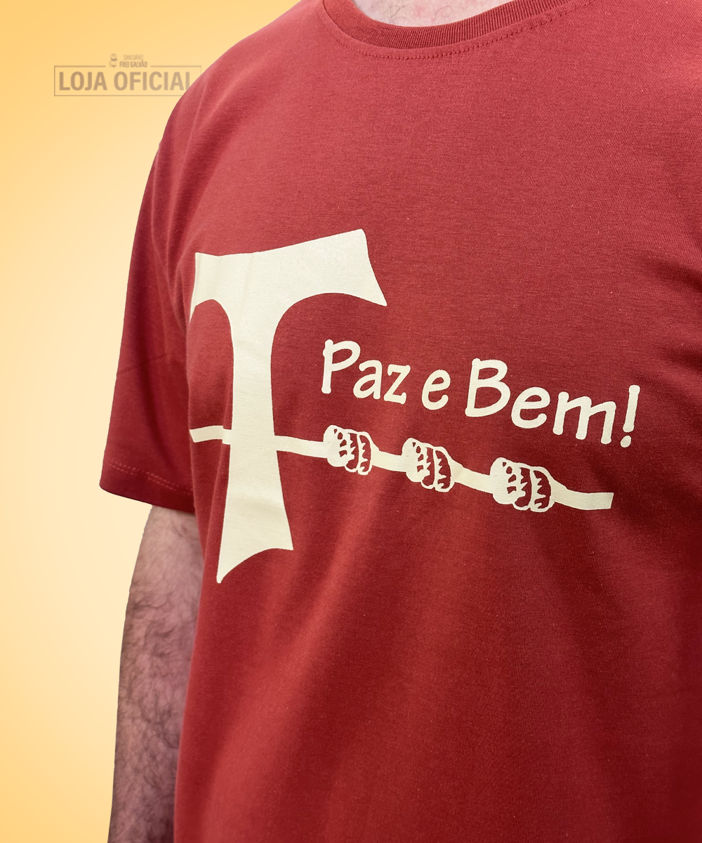 Camiseta: Paz e Bem